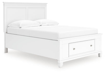 Fortman - Panel Bed, Full, White
