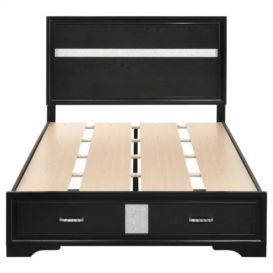Miranda - Wood Storage Panel Bed
