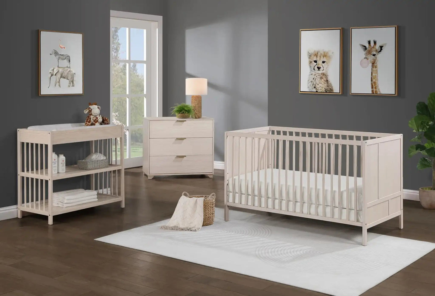 Pixie Finn - 3-in-1 Crib, White