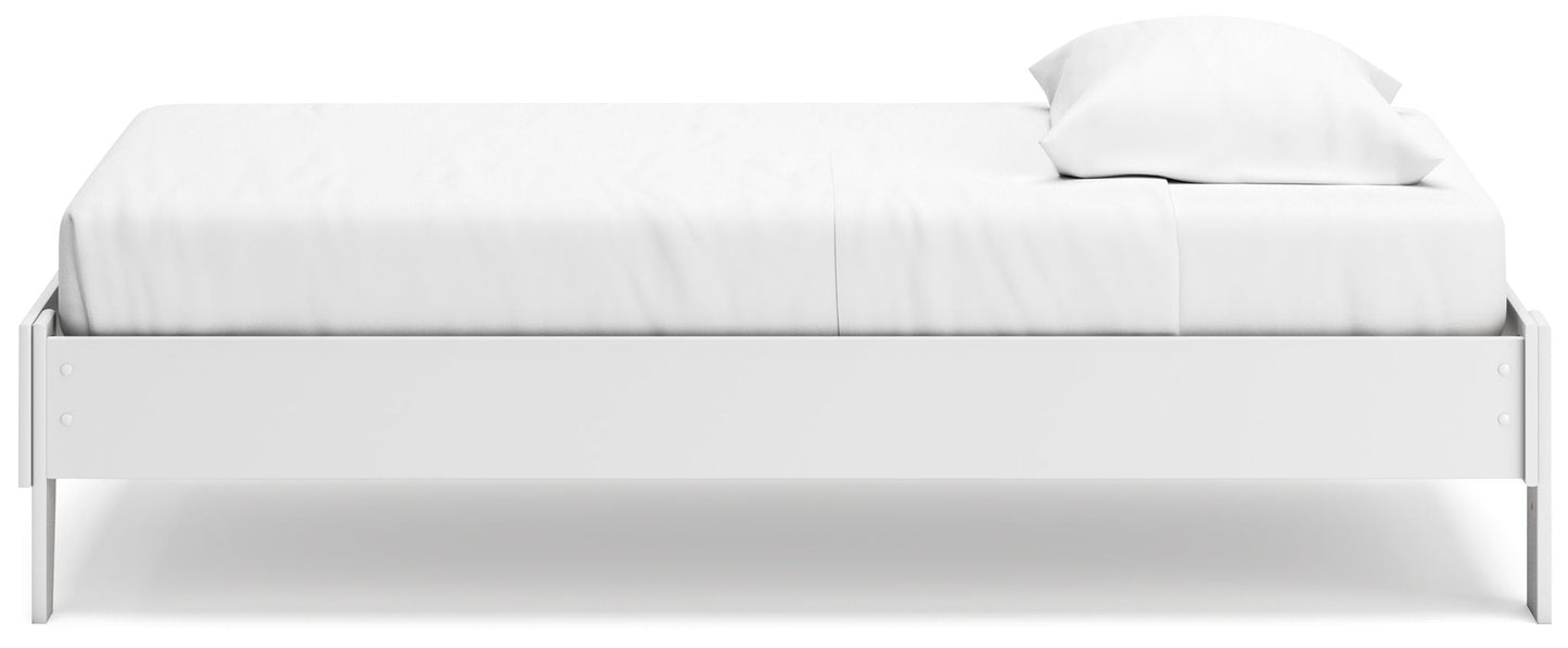 Socalle - Platform Bed, Twin, White