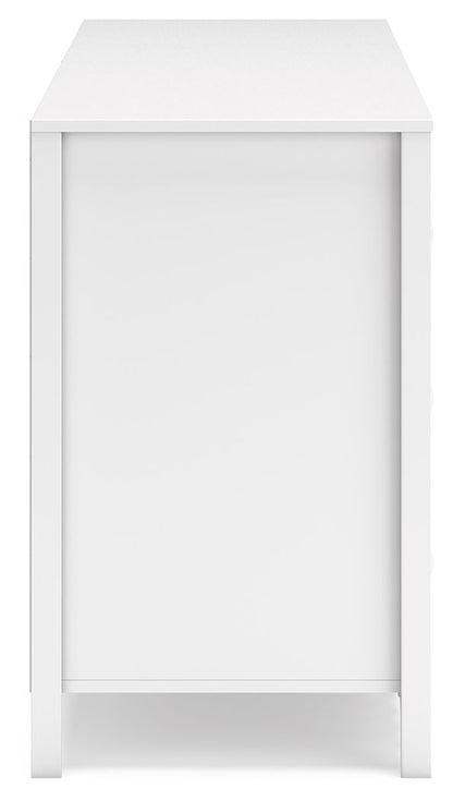 Hallityn - Six Drawer Dresser - White