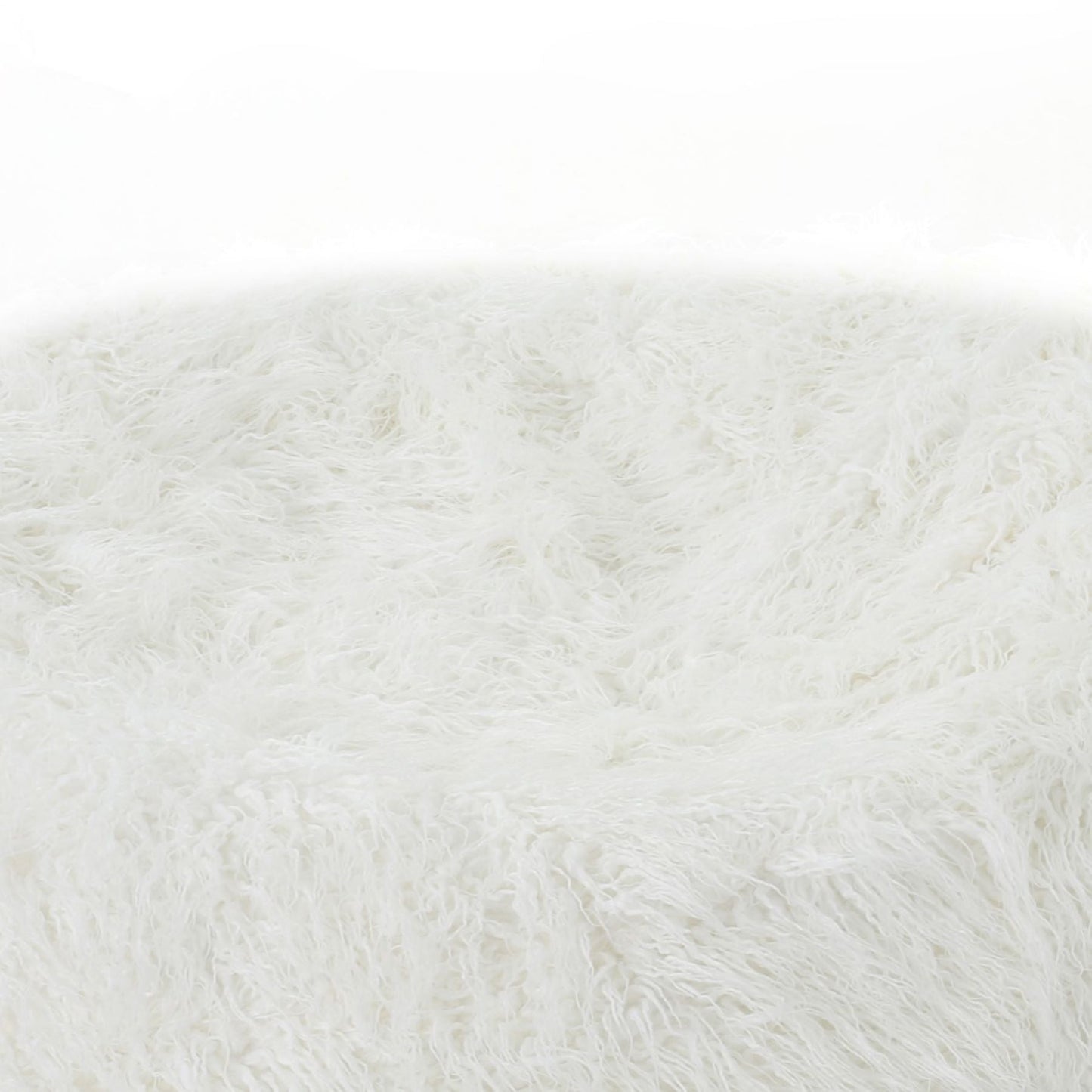 Mahin - Rounded 5 Foot Bean Bag Cozy Modern Design - White