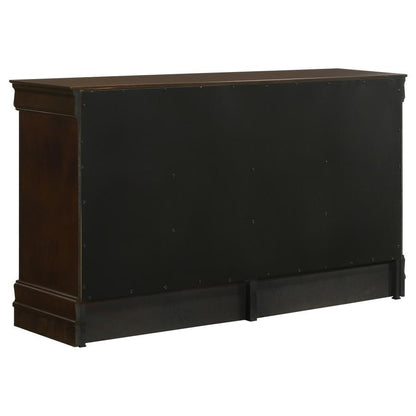 Louis Philippe - Traditional Bedroom Set, Dark Brown