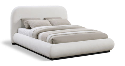 Vaughn - Chenille Bed With Black Base