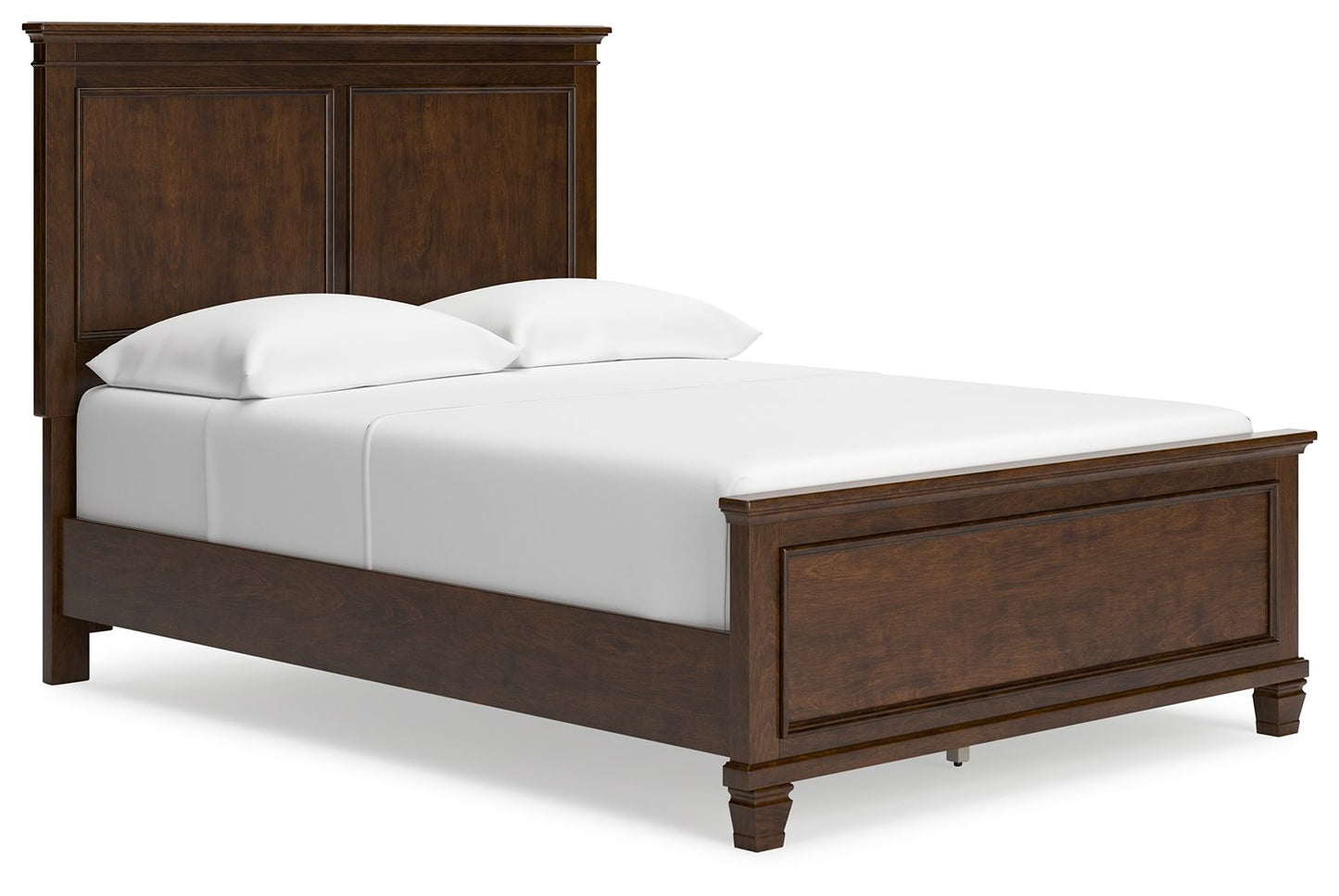 Danabrin - Panel Bed, Twin, Dark Brown
