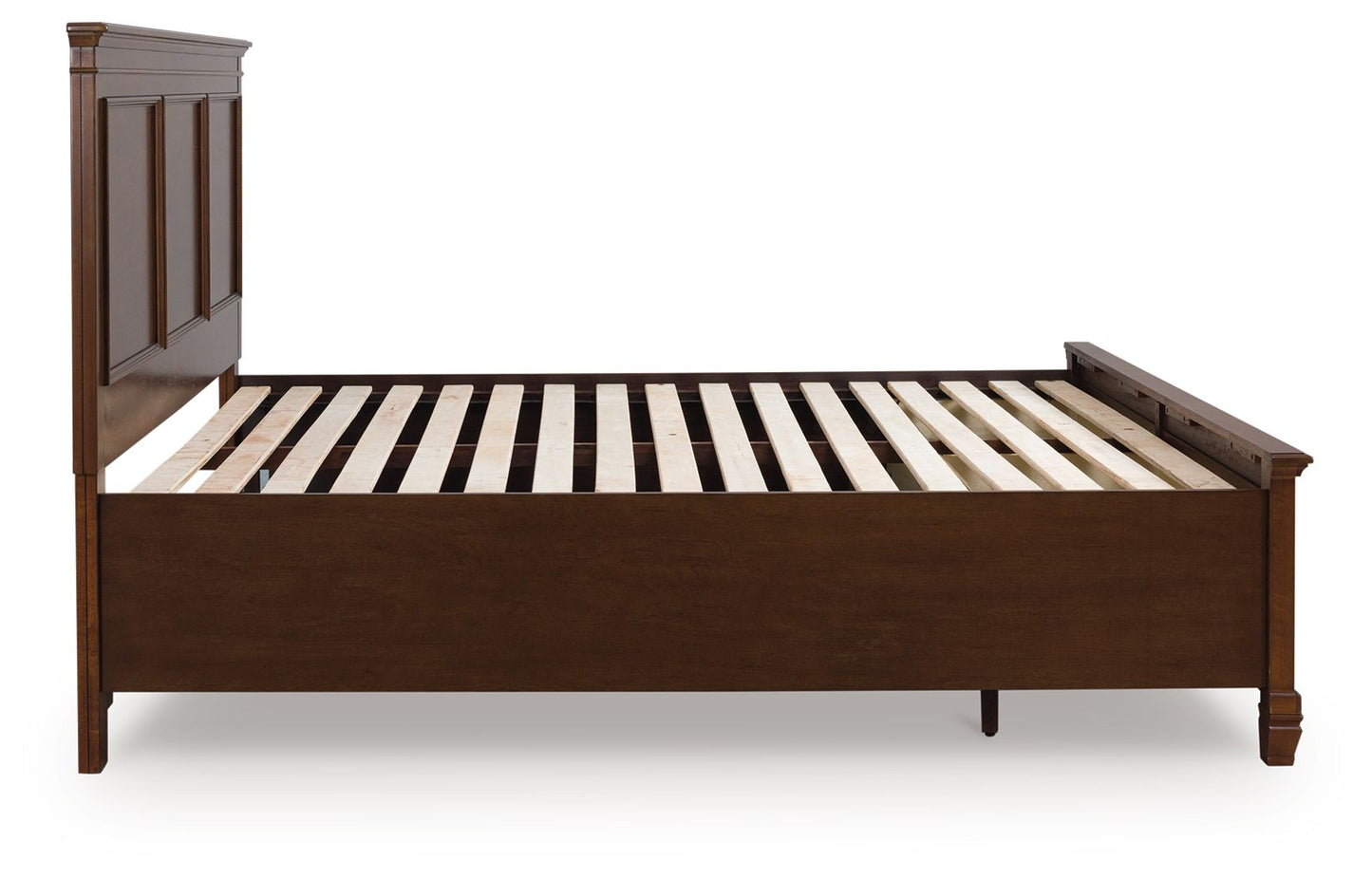 Danabrin - Panel Bed, Twin, Dark Brown