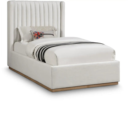 Logan - Bed, Full, Beige