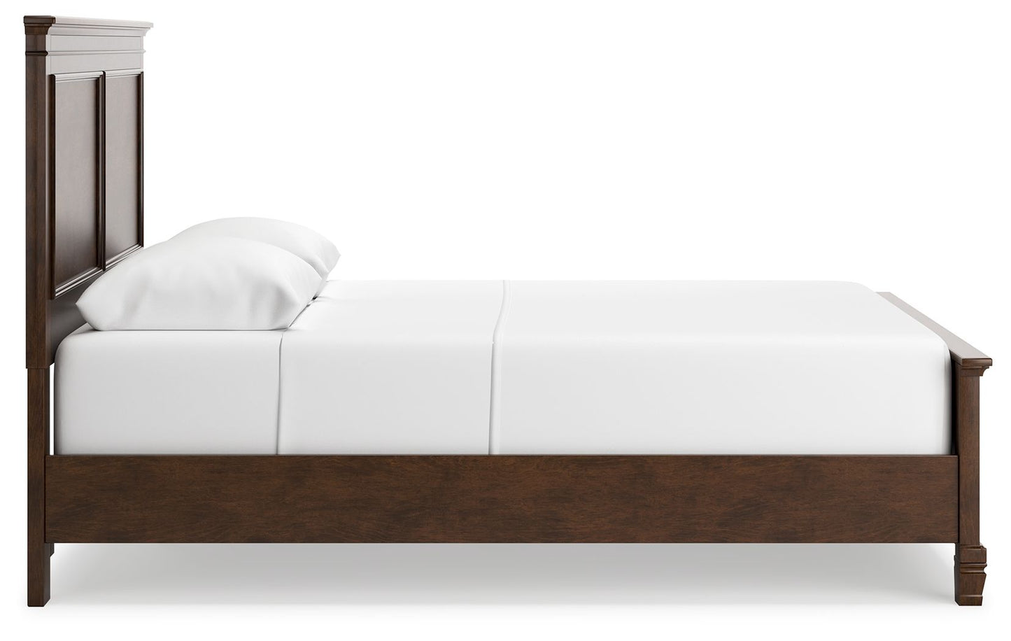 Danabrin - Panel Bed, Twin, Dark Brown