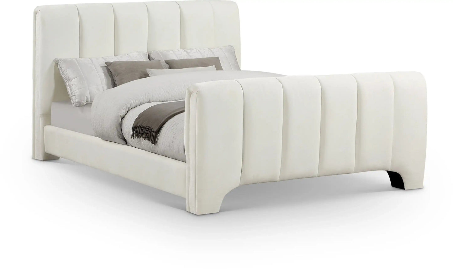 Camila - Bed, Full, Beige