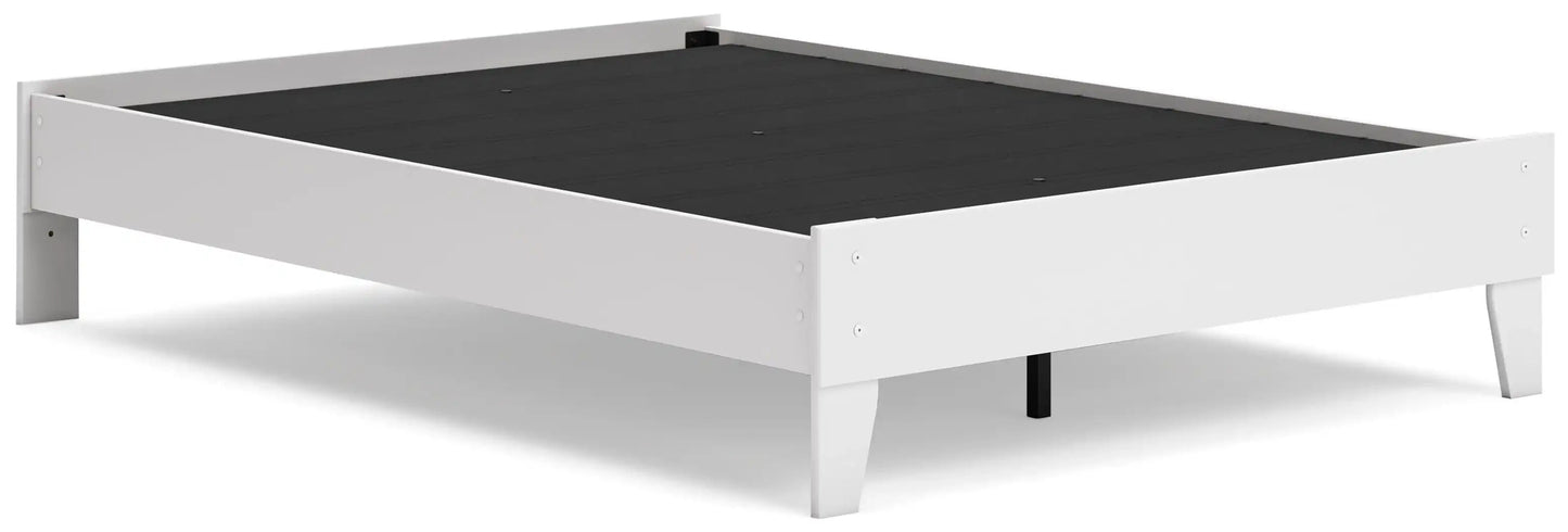 Socalle - Platform Bed, Twin, White