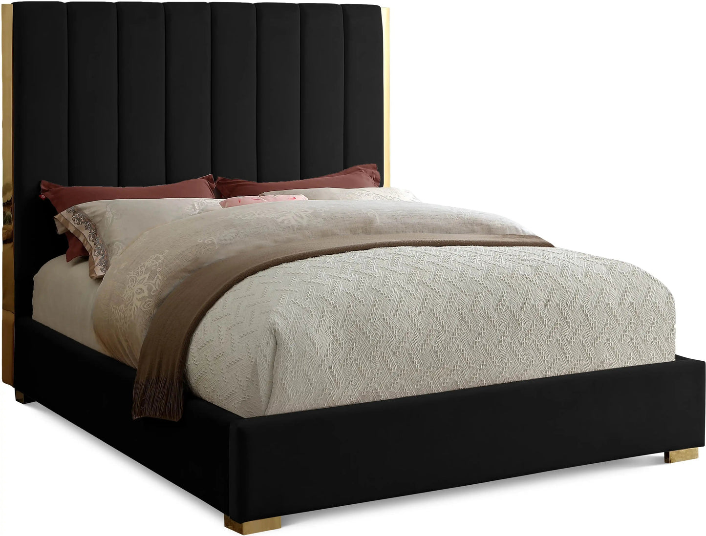Becca - Bed, Queen, Black