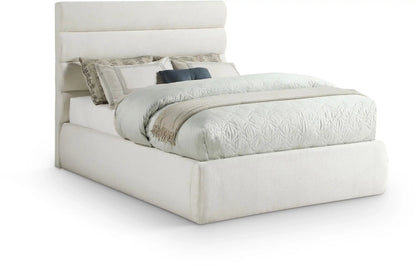 Adam - Linen Fabric Bed With 52 Headboard