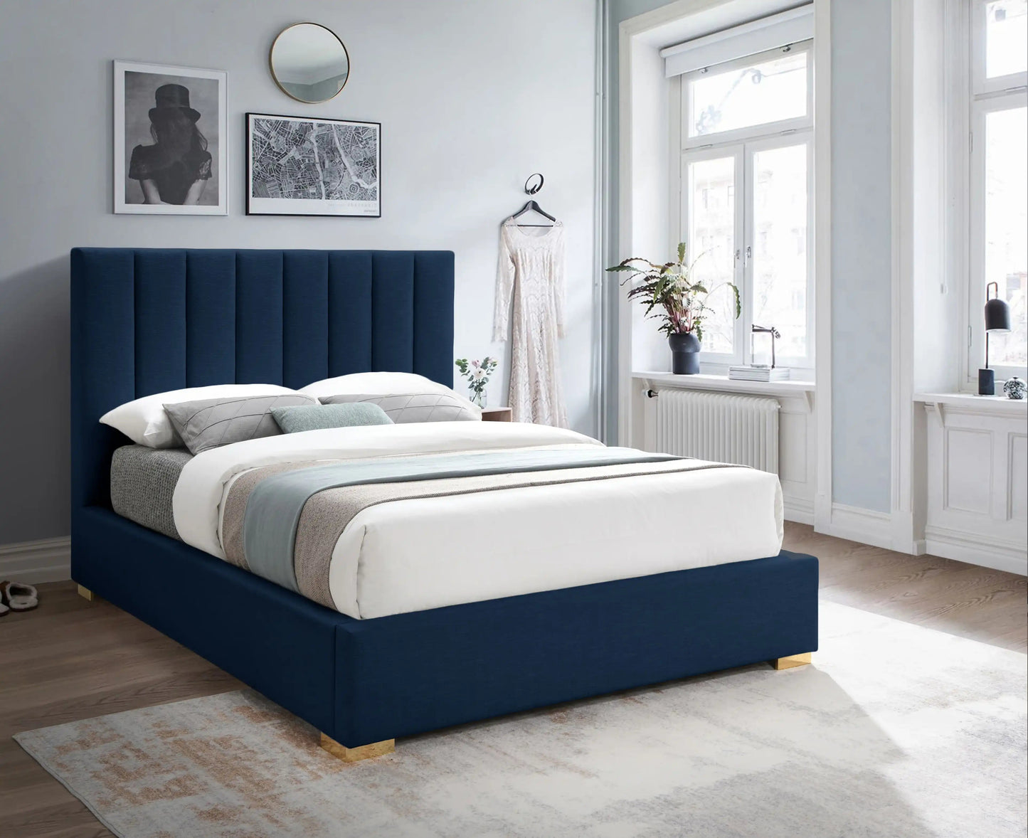 Pierce - Bed, Twin, Blue