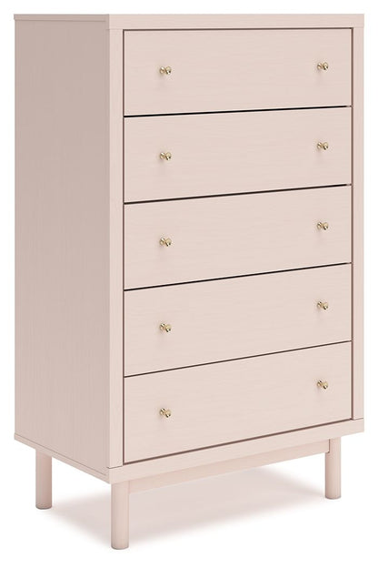 Wistenpine - Upholstered Panel Bedroom Set, Pink