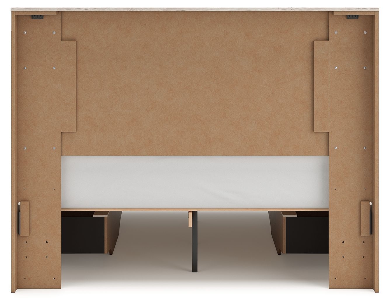 Lawroy - Panel Bed With Storage, Queen, Beige