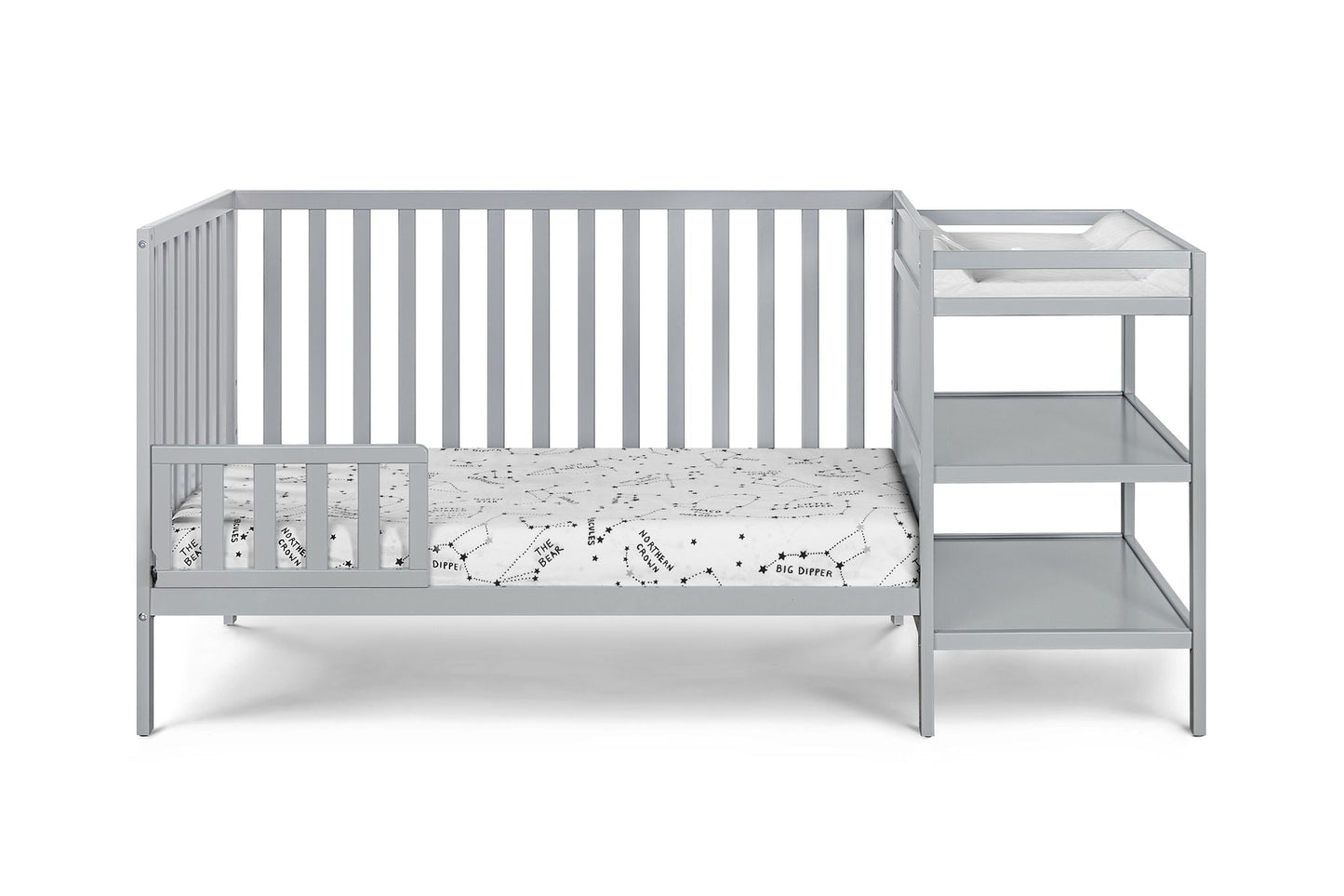 Palmer - 3-in-1 Convertible Crib / Changer Combo, Beige