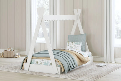 Hallityn - Tent Complete Bed In Box, Twin, White