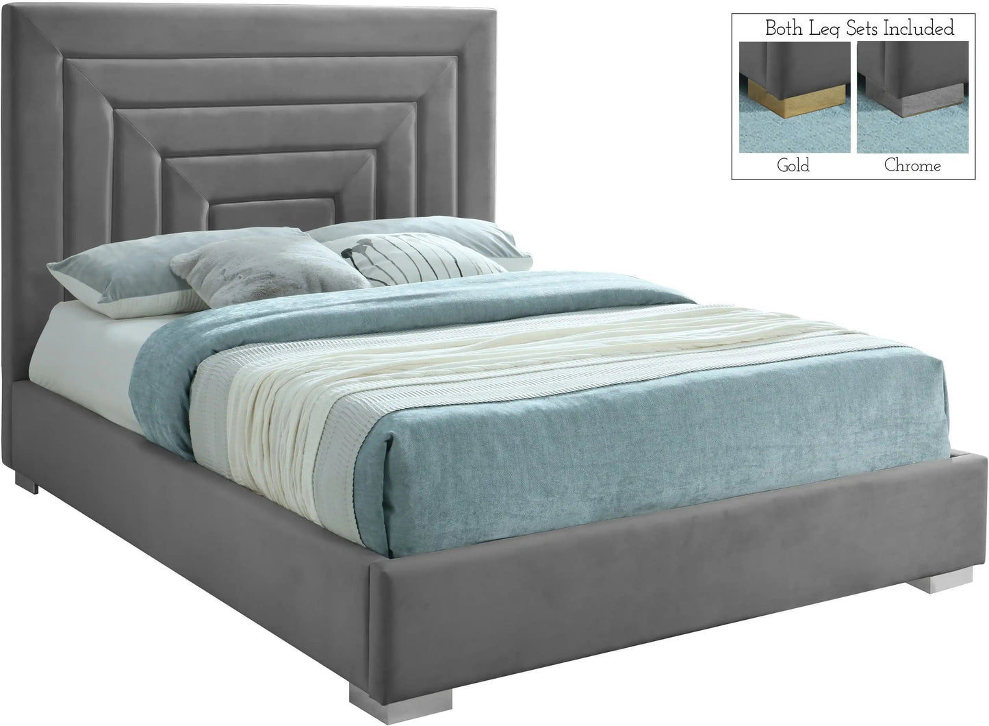Nora - Bed, Twin, Dark Gray