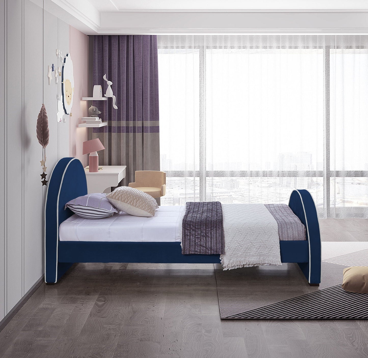 Brody - Bed, Full, Black