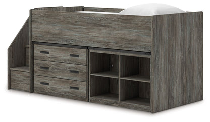 Frandern - Loft Bed, Twin, Gray