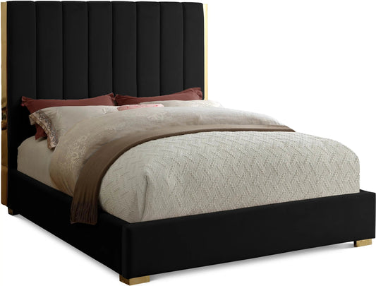 Becca - Bed, Queen, Black