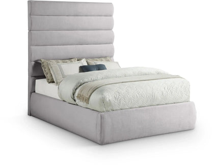 Adam - Linen Fabric Bed With 70.5 Headboard