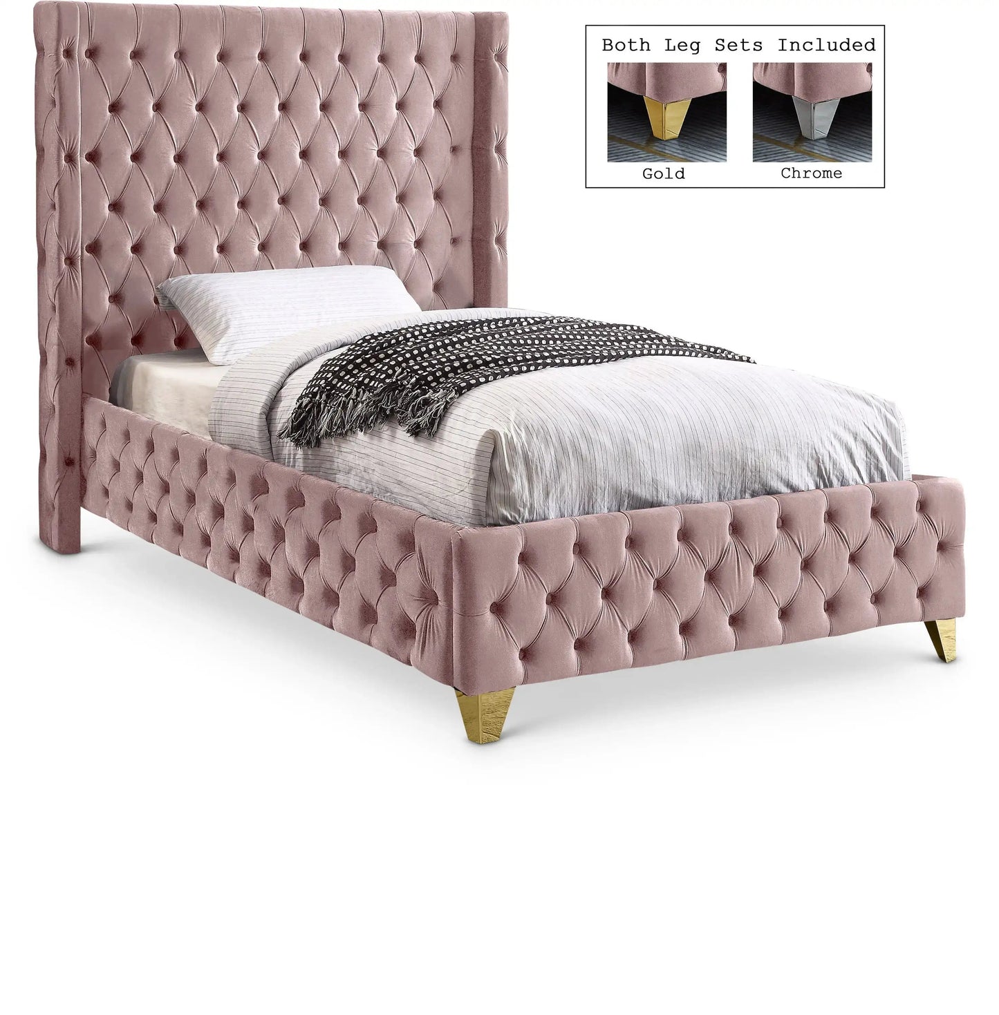 Savan - Bed, Queen, Beige