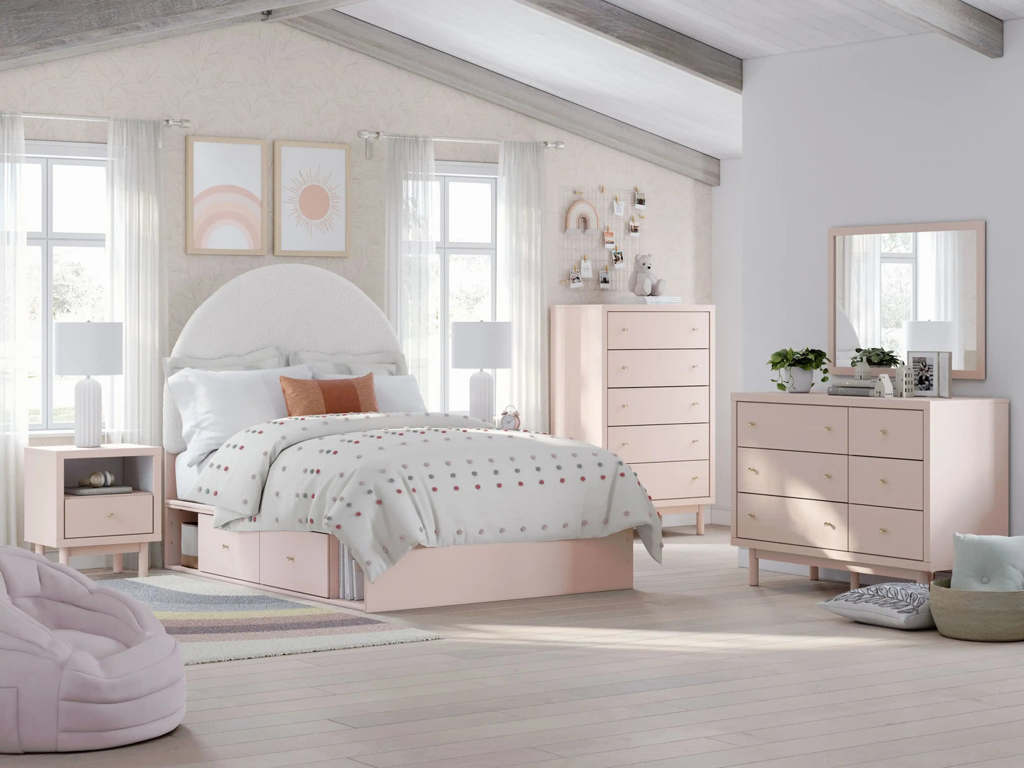 Wistenpine - Storage Bedroom Set, Twin
