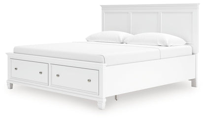 Fortman - Panel Bed, Full, White
