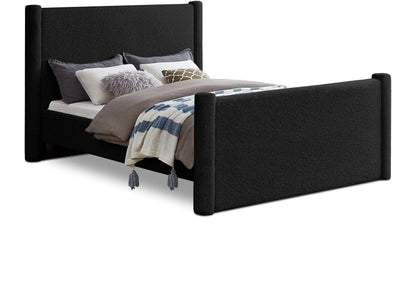 Elias - Boucle Bed, Full, Black