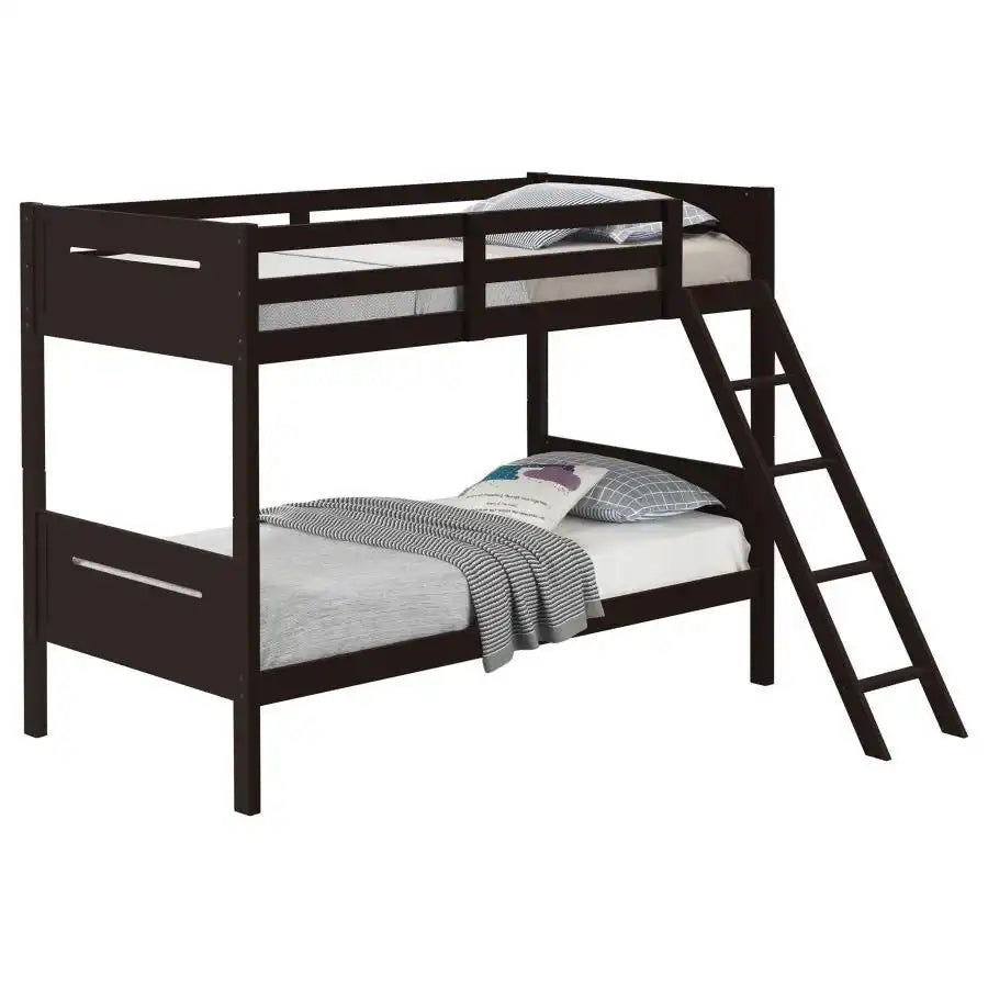 Littleton - Bunk Bed, Twin over Twin, Black