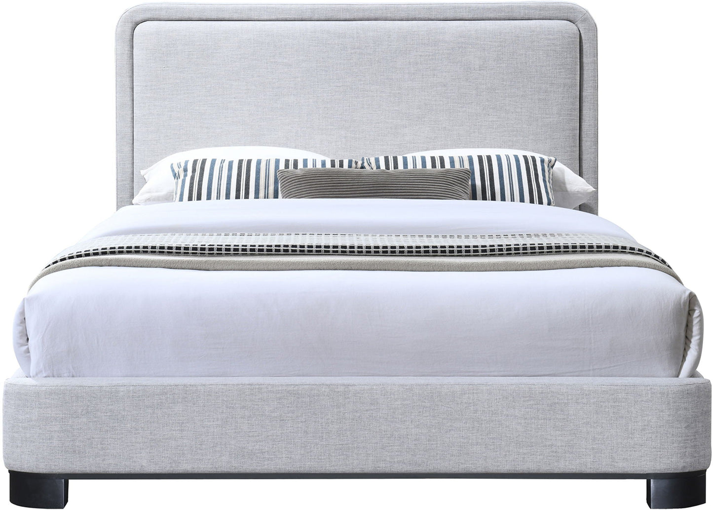 Nolita - Bed With Black Base, Full, White