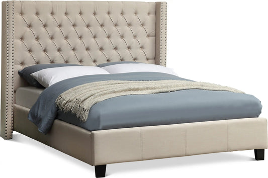 Ashton - Bed, Queen, Beige
