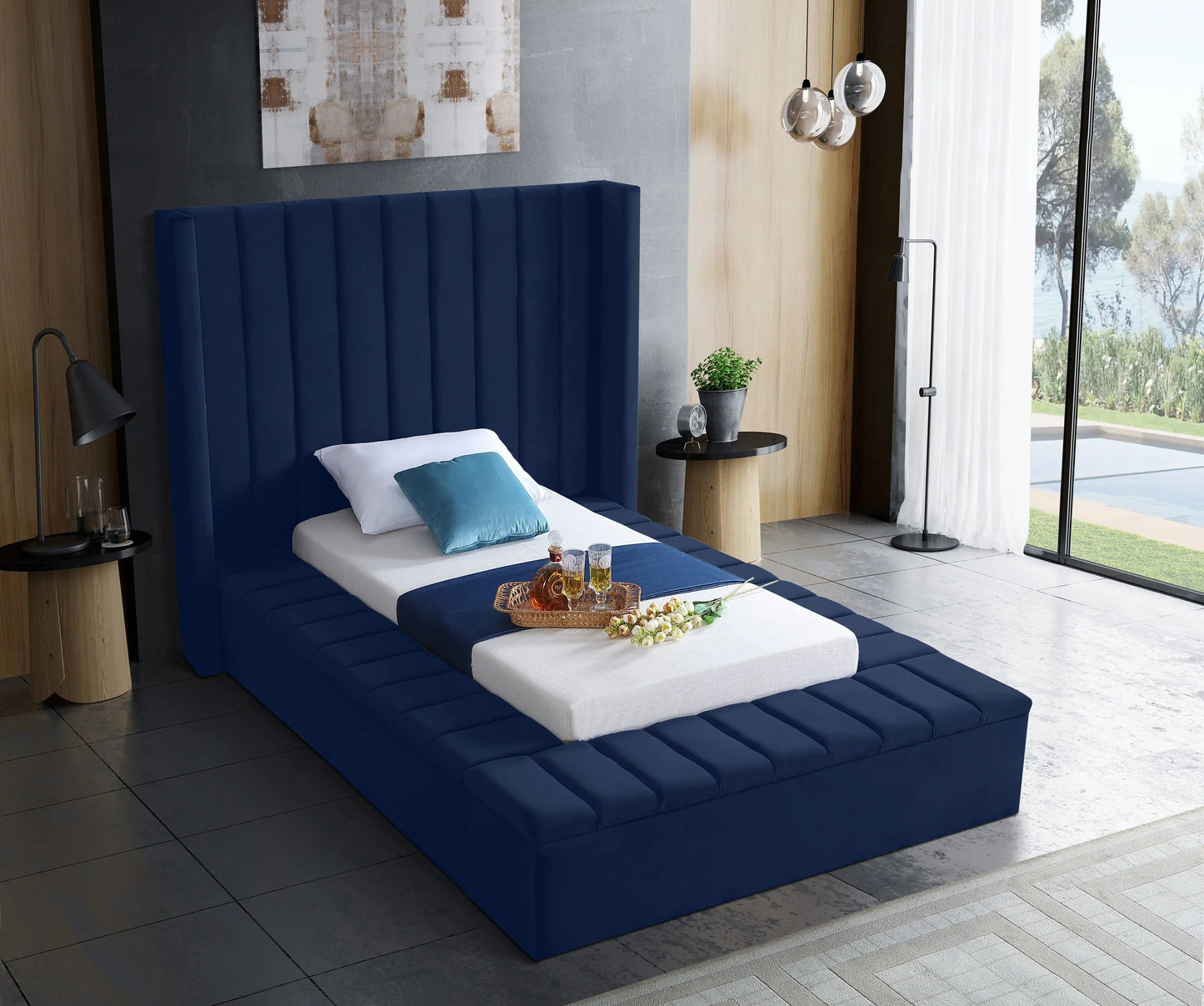 Kiki - Bed, King, Black