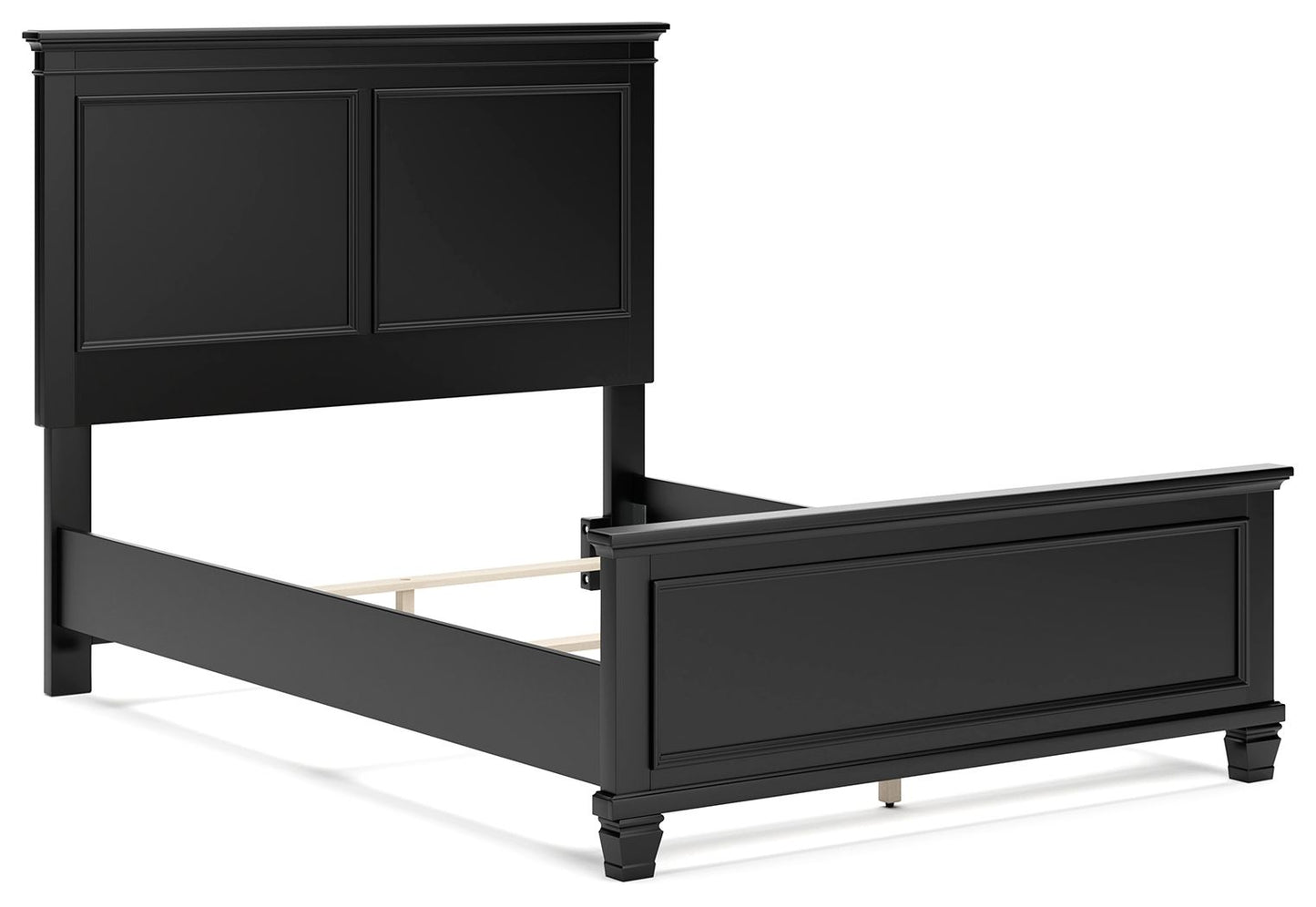 Lanolee - Panel Bed, Queen, Black