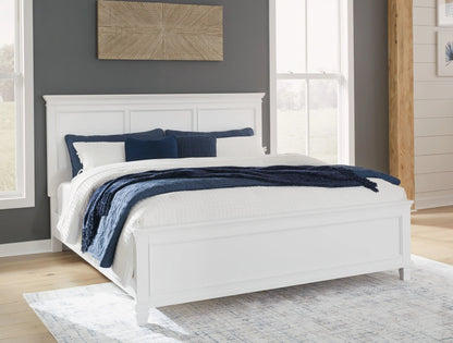 Fortman - Panel Bed, Full, White