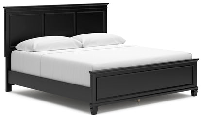 Lanolee - Panel Bed, Queen, Black