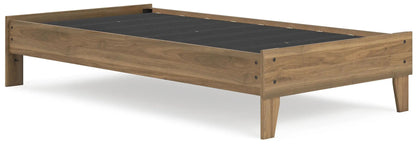 Deanlow - Platform Bed, Full, Light Brown