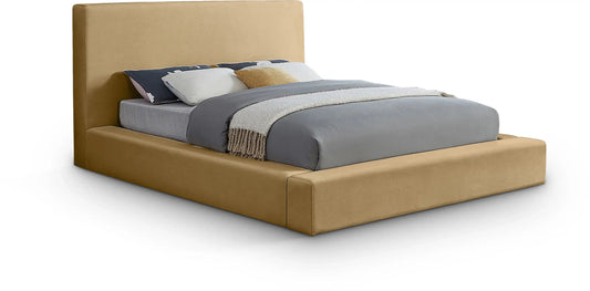 Dorian - Upholstered Bed, Full, Light Brown