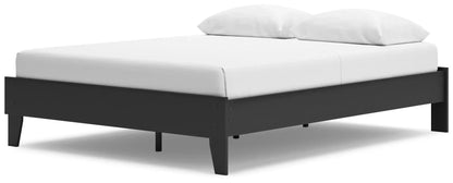 Socalle - Platform Bed, Twin, White