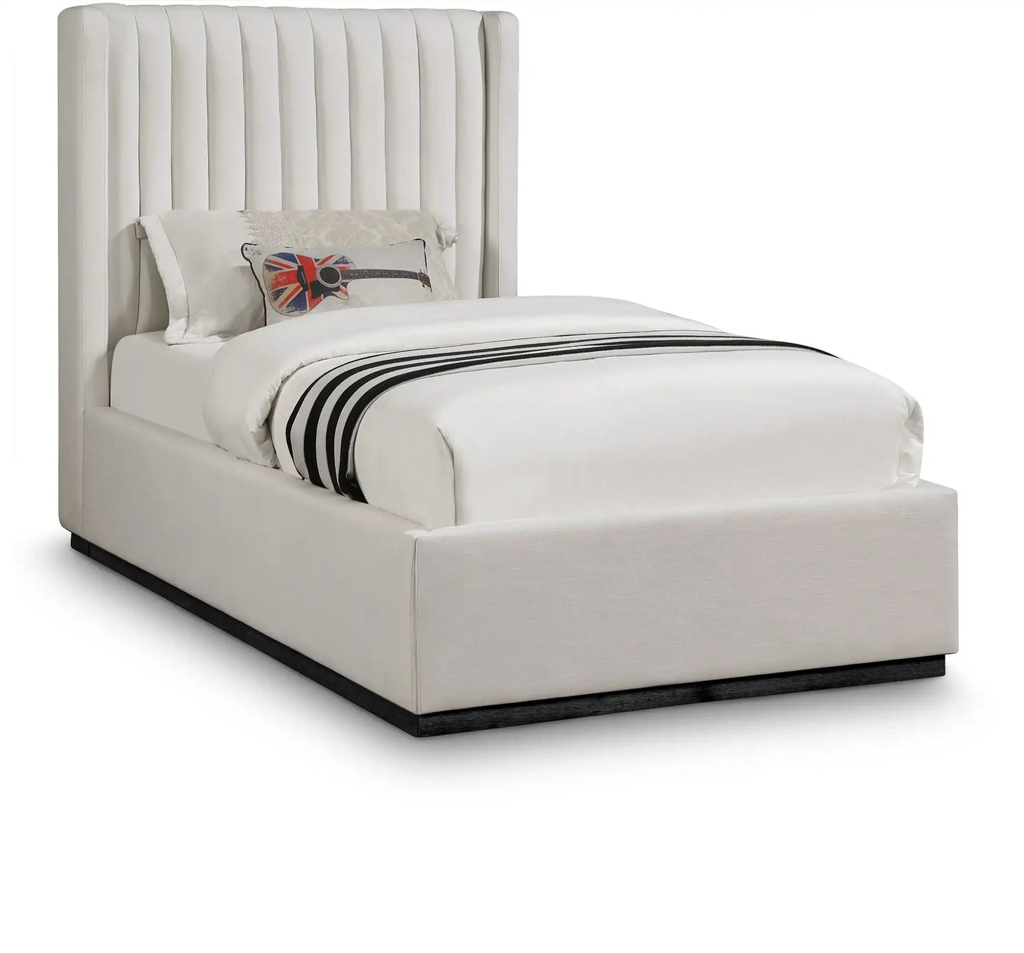 Logan - Bed, Full, Beige